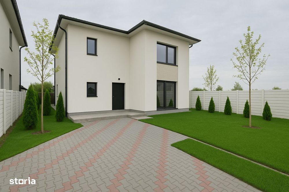 Domnesti P+1 independenta energetic - panouri + pompa la cheie