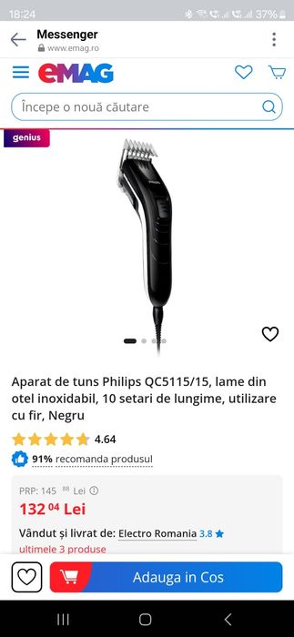 Aparat de tuns Philips