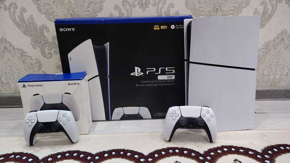 PlayStation 5 slim Yevropa region в Новий состояние 2джойстик игры