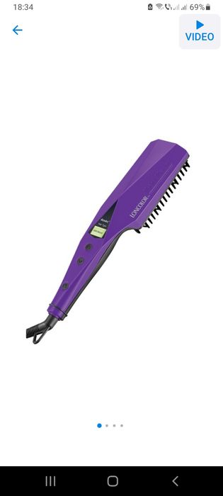 Perie îndreptat părul Loncolor iRonArc,mov