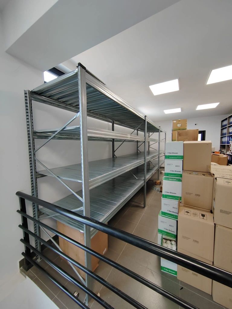 Rafturi metalice depozitare marfa manuala 
Tip piking 
Înălțime de la