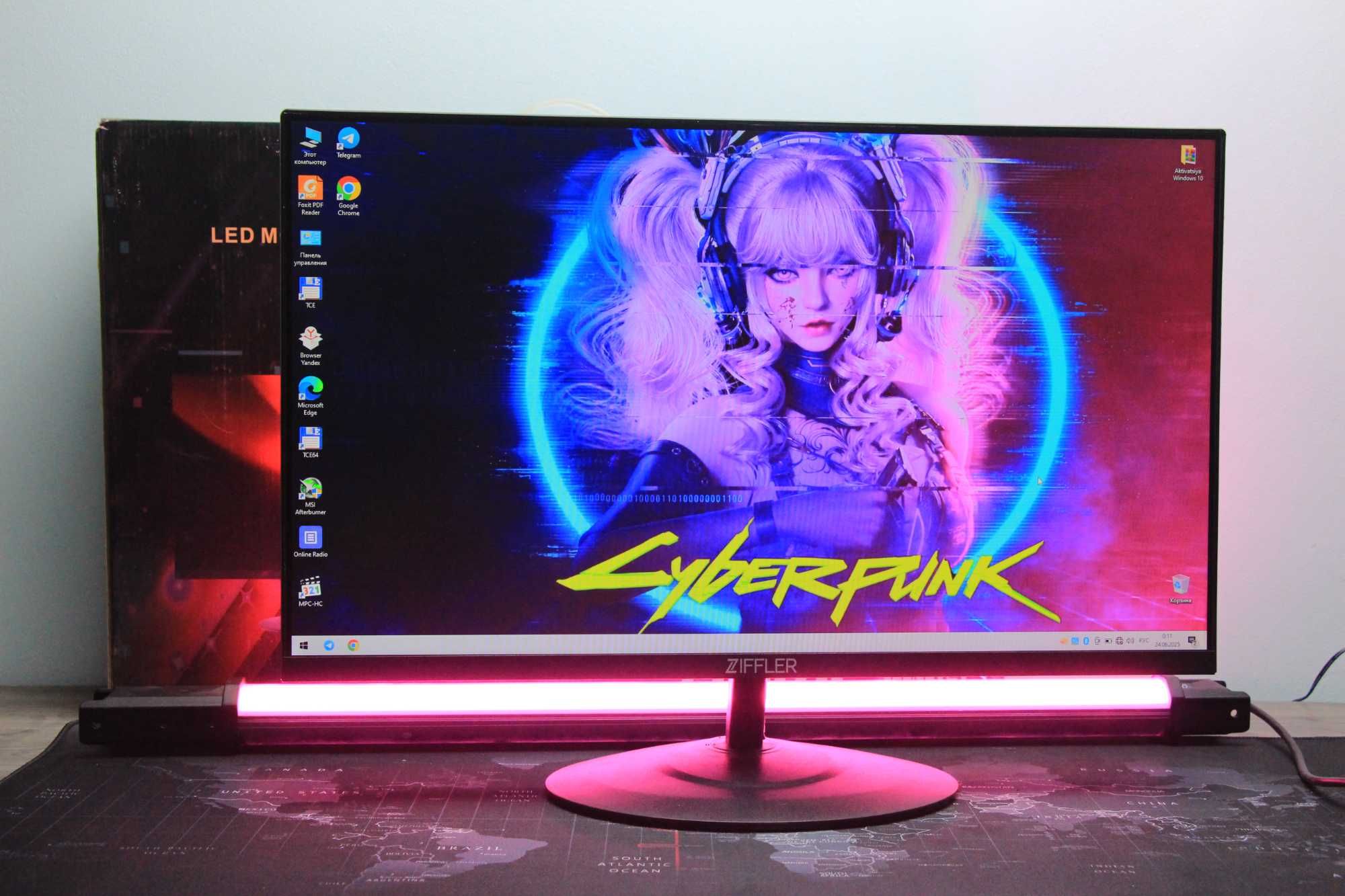 Ziffler 24 75Hz monitor arzon narxda sotiladi