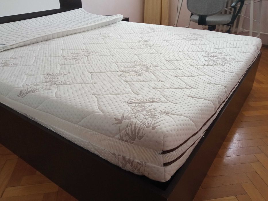 SALTEA Bambus Memory 160 cm X 200 cm