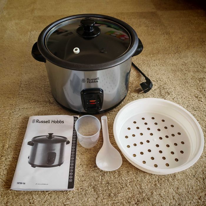 Уред за варене на ориз и зеленчуци на пара Russell Hobbs, 700W, 1.8L