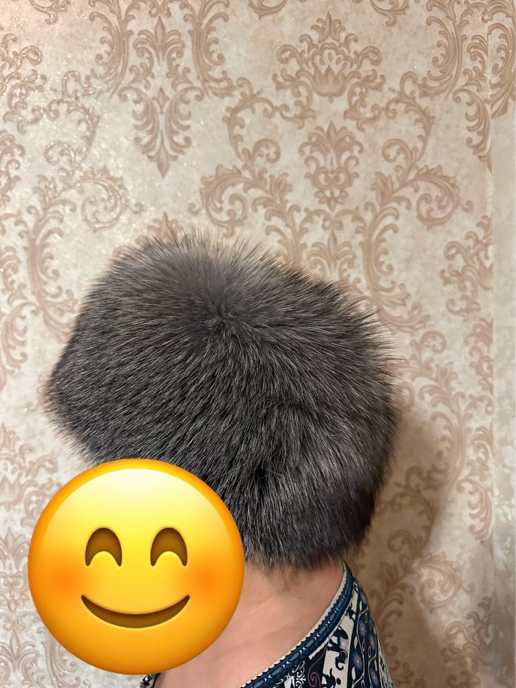 Шапка чернобурка