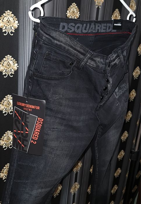 Blugi negri Dsquared2 icon