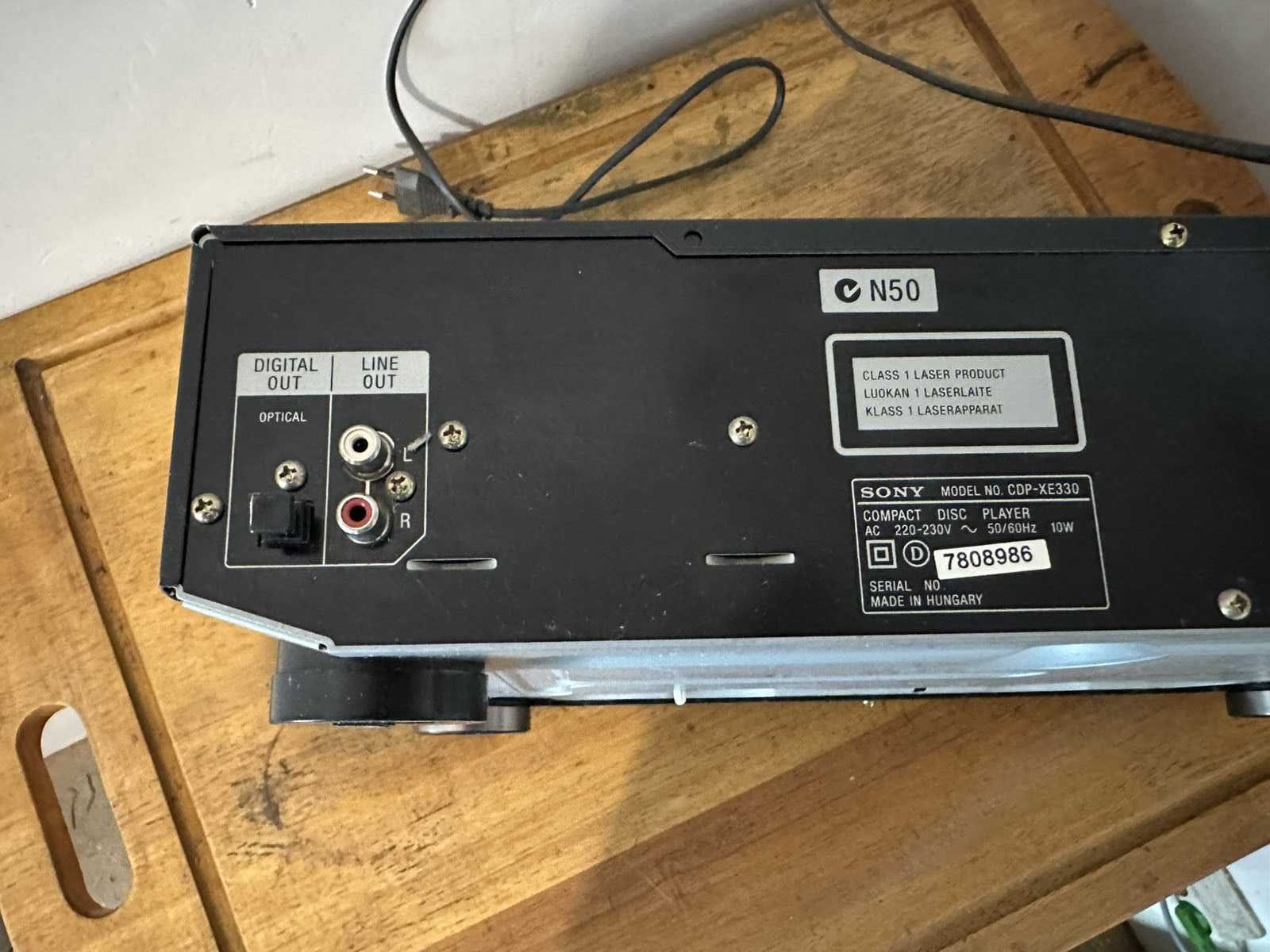 Sony CDP-XE330 – CD плейър (за части, ремонт или винтидж сетъп)