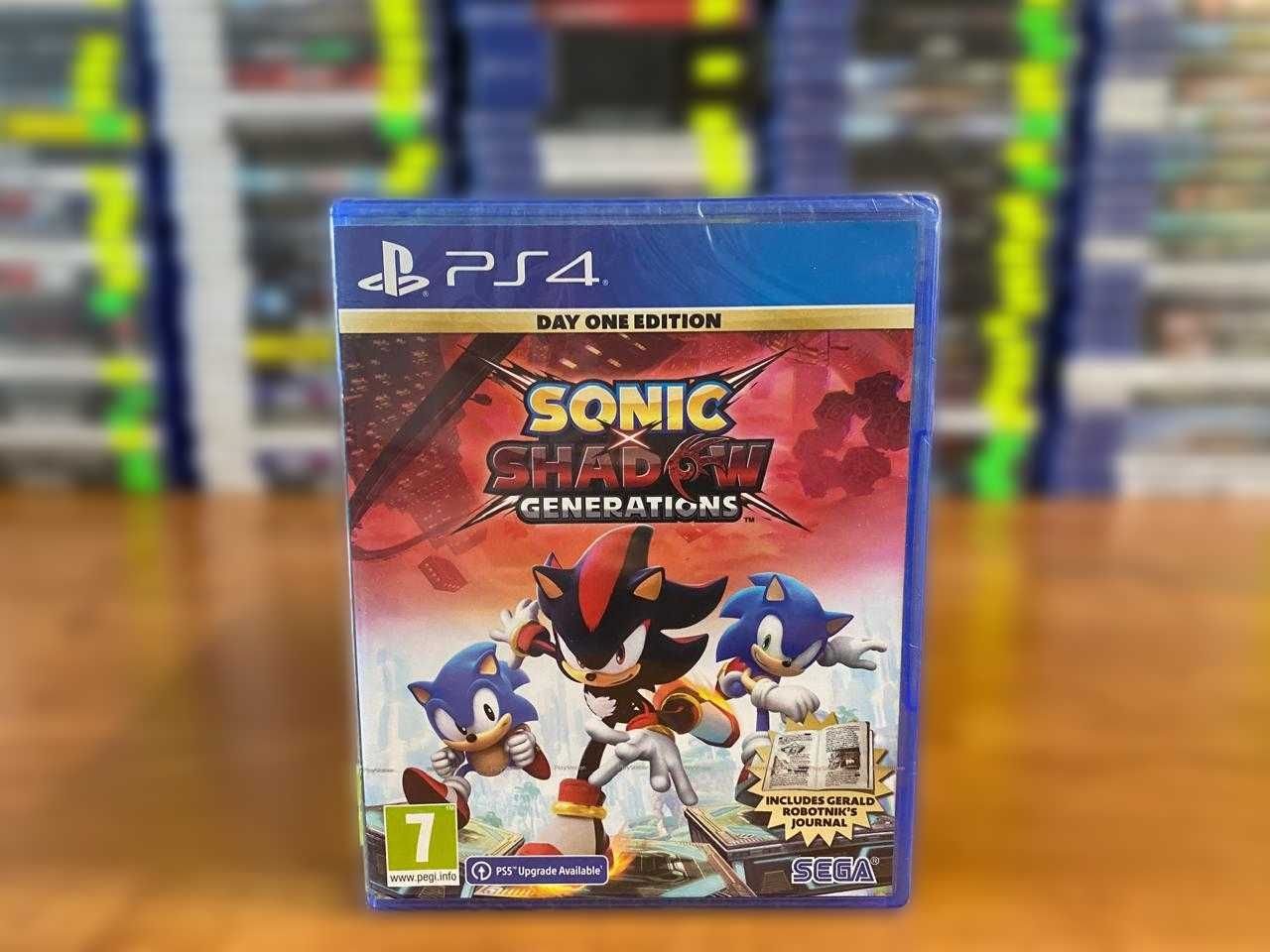 Новый Sonic X Shadow Generations Day One Edition PS4/PS5 Много Игр