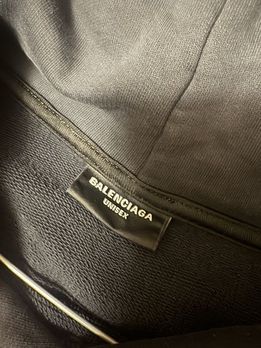 Balenciaga sports loop hoodie