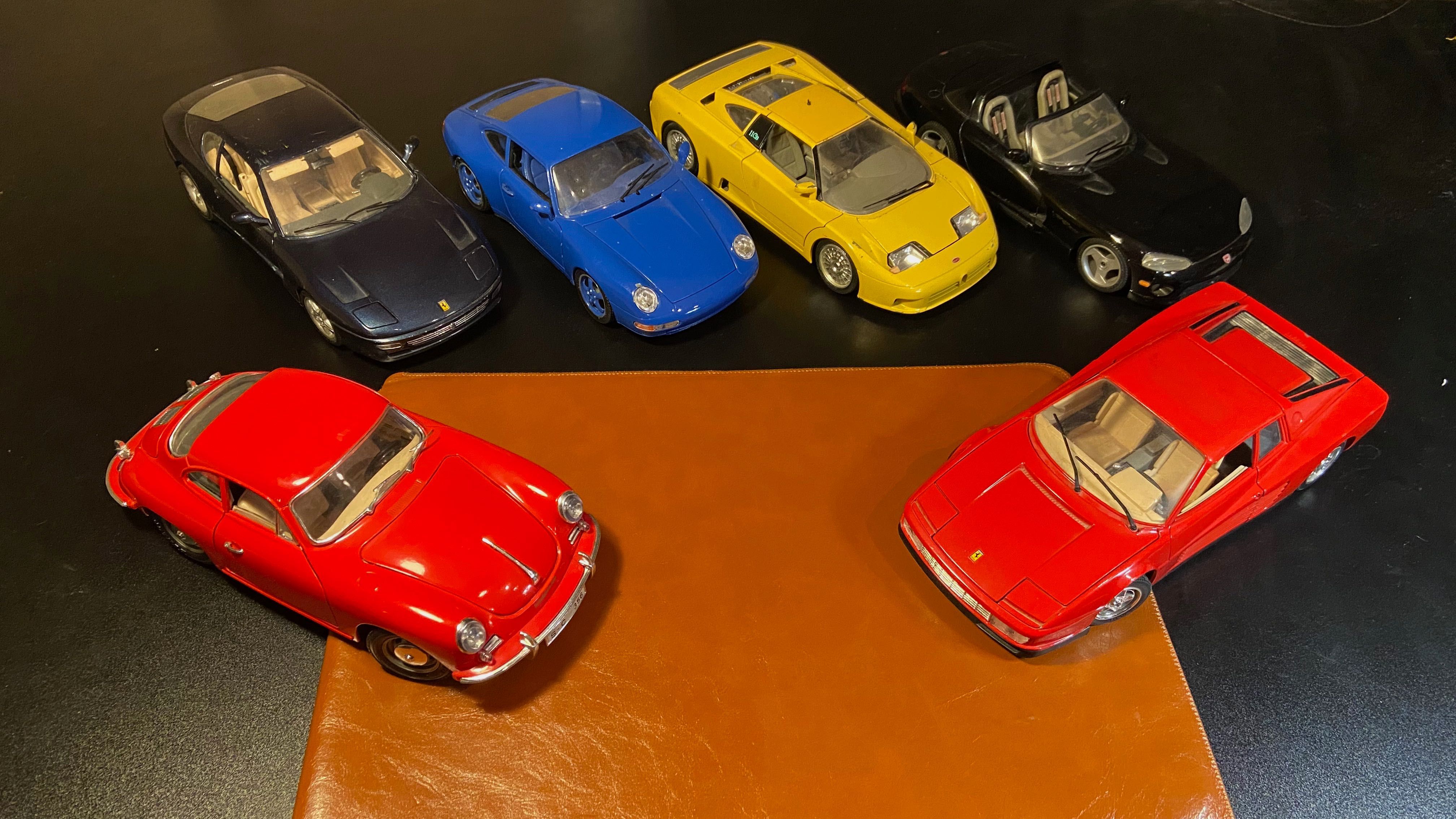 Bburago 1:18 Ferrari, Porsche, Bugatti, Mercedes колекционерски модели