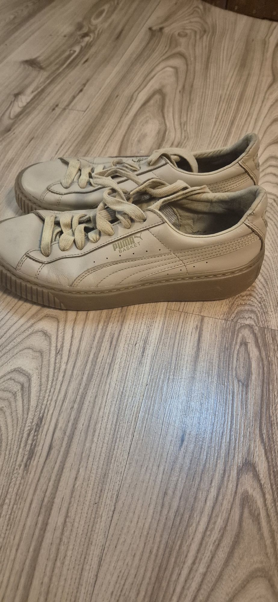 Adidasi Puma din piele naturala