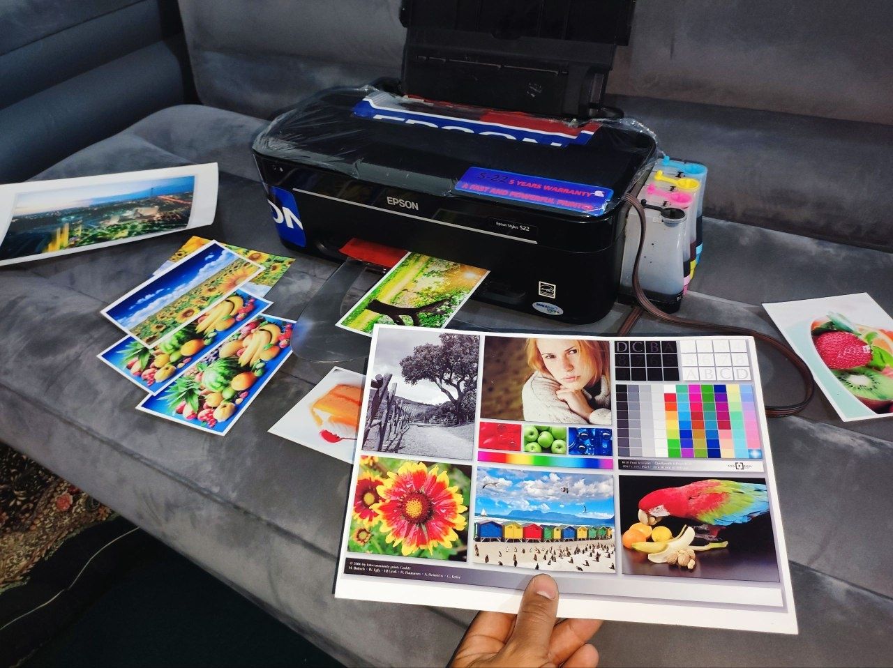 Epson rangli tezkor HD foto printr rasmdagi aynan o'zi dyuzi 100% zor