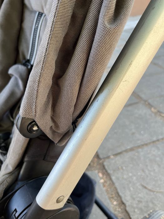 Cybex balios s lux количка сива с два коша