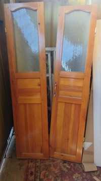 Двери деревянные двустворчатые