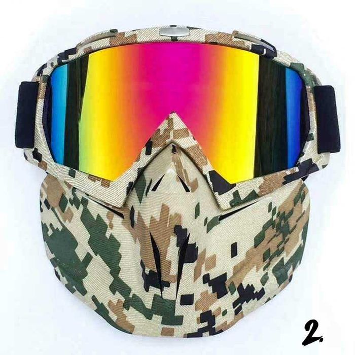 Mască sport cu ochelari de protecție pentru schi snowboard motocross