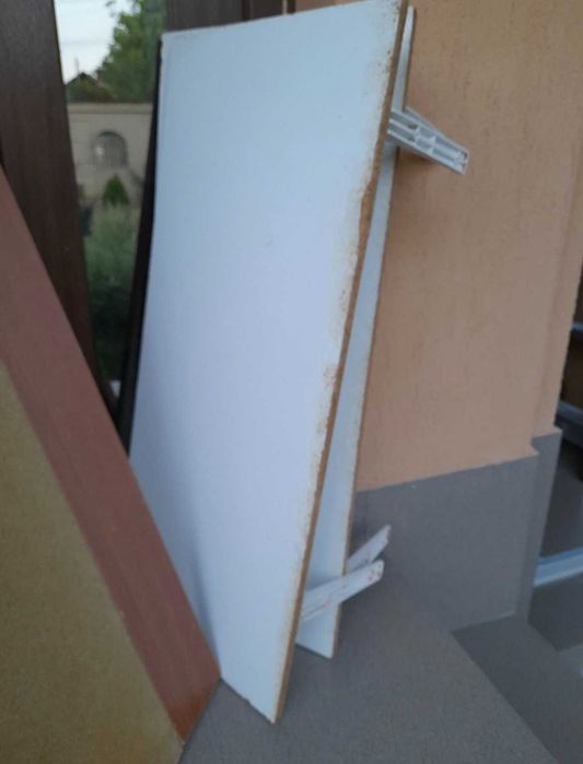 Rafturi din Lemn de Pin & PAL Melaminat – 6 Bucăți