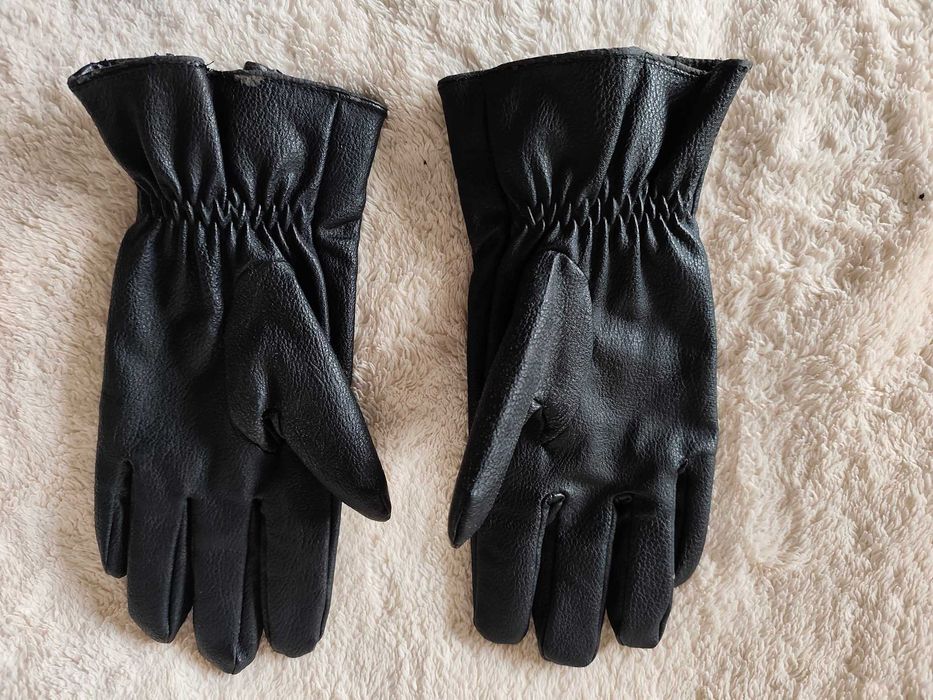 Мъжки ръкавици от естествена кожа