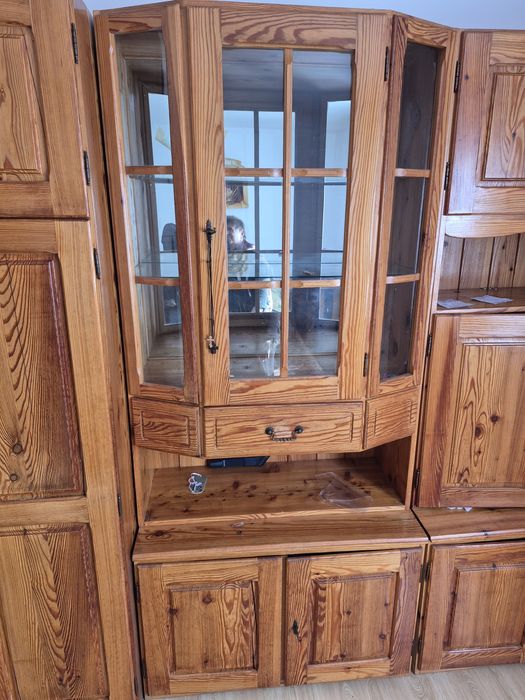 Mobila living lemn larice