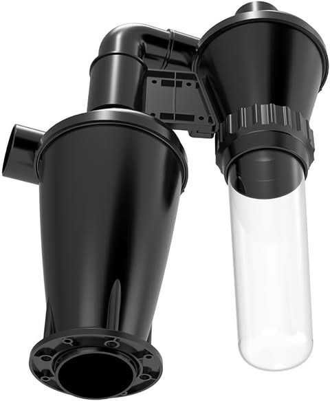 Colector de praf cu dublă filtrare și ciclon pentru lemn