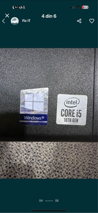 Thinkcentre i5 10400 12gb 512gb GTX1050ti