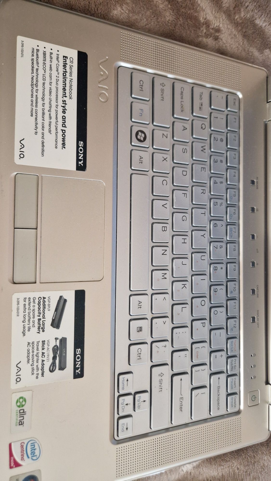 De vânzare laptop Sony Vaio funcțional, cu încărcător.