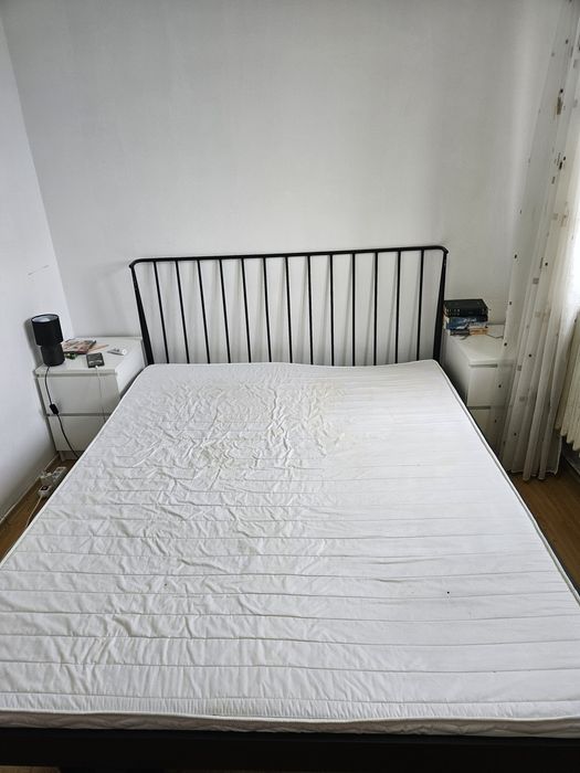 Pat complet (cadru+somiera+saltea)