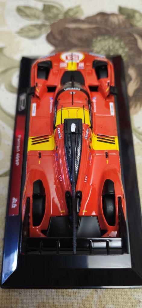 Macheta Ferrari 499P câștigător Lemans 2023.