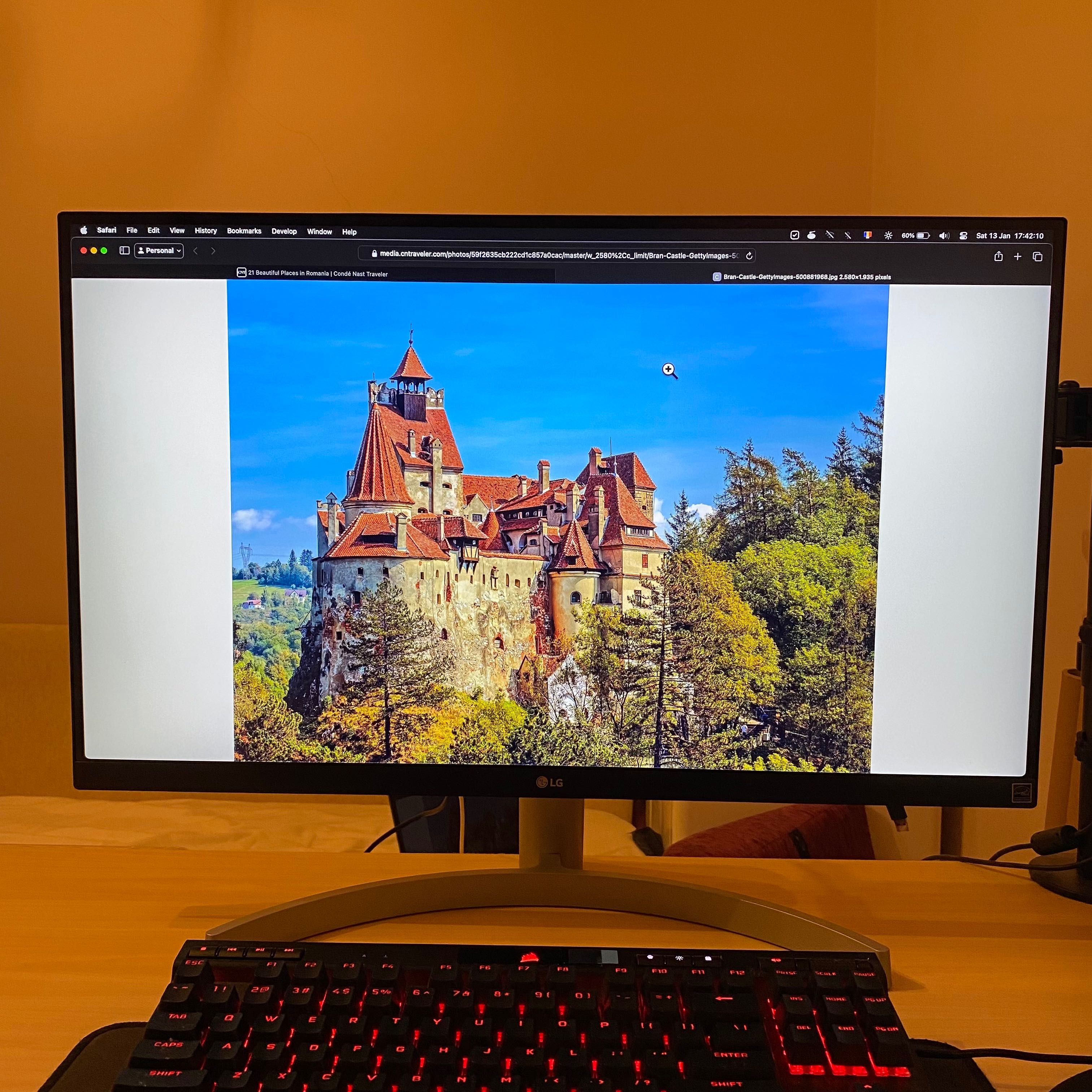 Monitor 4k LG 27UL600-W HDR