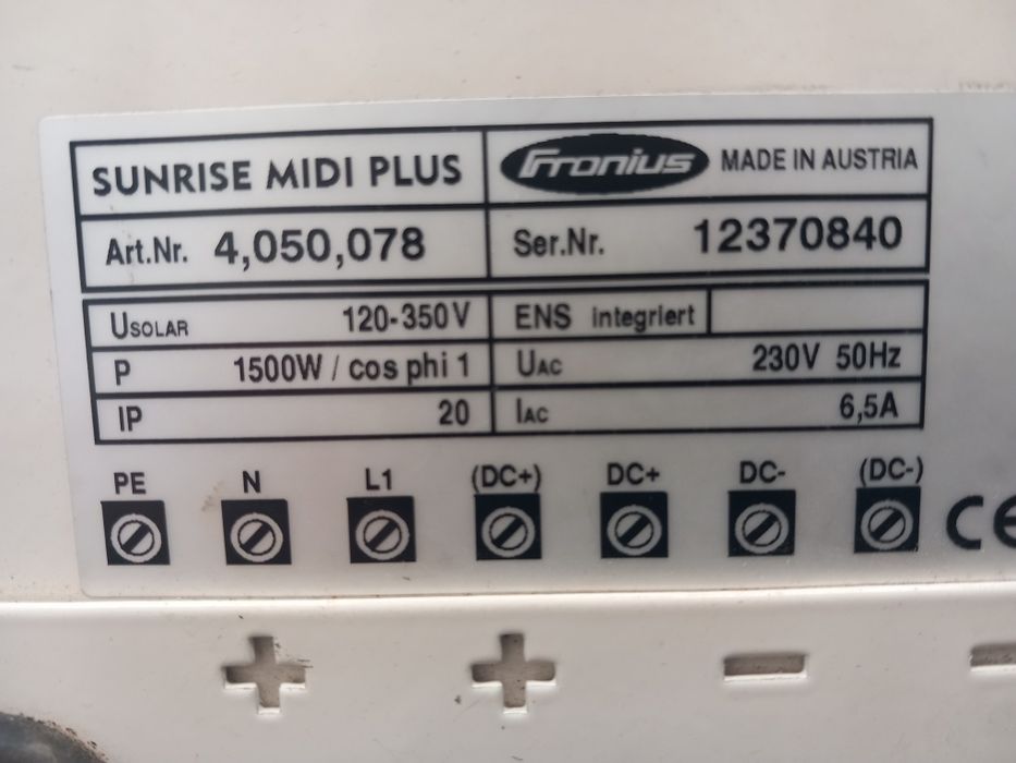Invertor fotovoltaic fronius monofazat