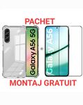 Pachet Folie de Sticla + Husa AntiSoc Samsung A16 A26 A35 A36 A55 A56