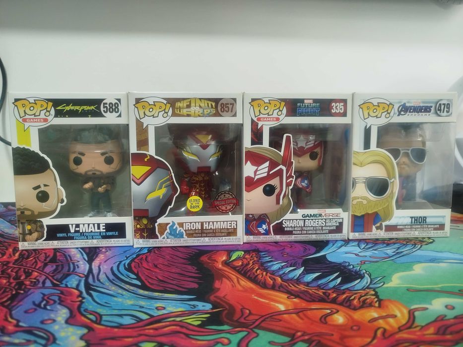 Funko pop! Marvel,DC,Harry Potter,Black Clover