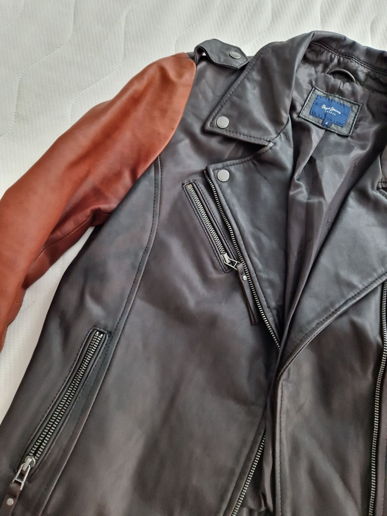 Кожено яке Pepe Jeans