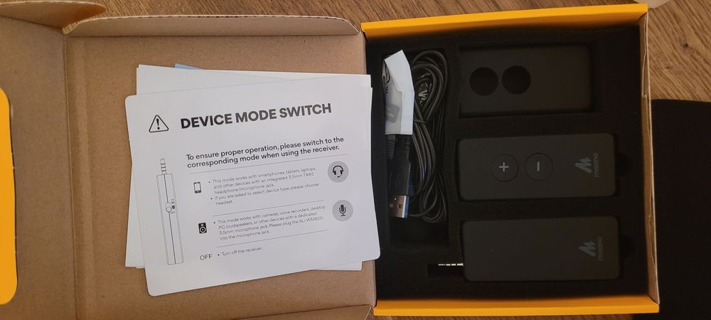 5 Maono Mini Wireless Microphone System AU- WM800 Lavaliera Lot - NOU