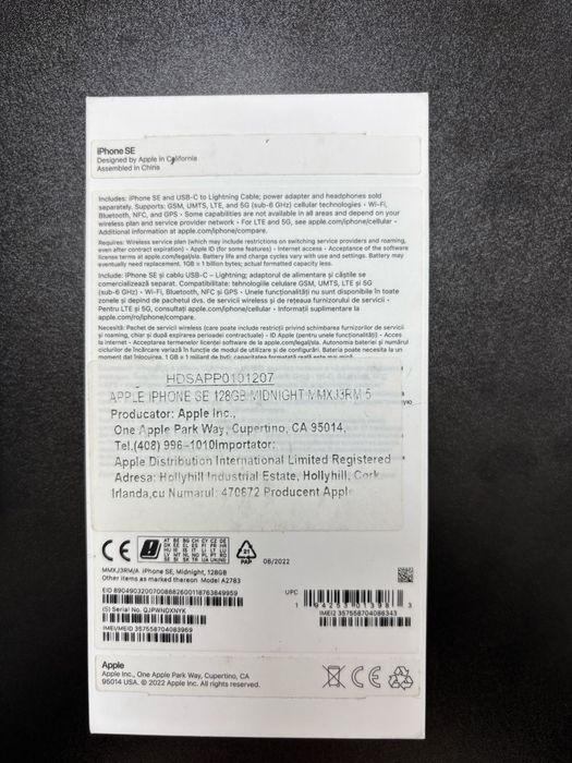 Iphone SE 2022,128GB