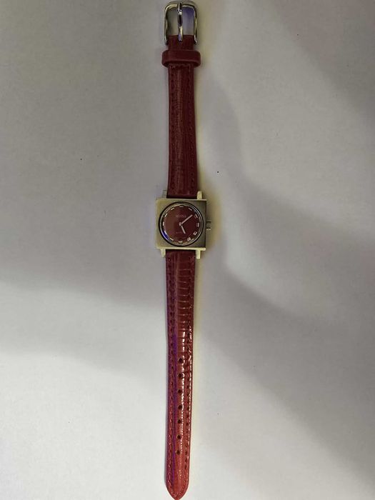 Ceas mecanic vintage anii '70 Roamer Anfibio Swiss women's Red Ruby