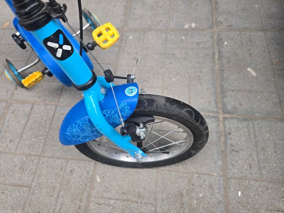 Детско колело BTWIN 14" за деца от 2 до 5 години с помощни колела