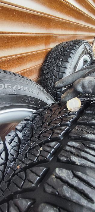 Джанти с зимни гуми БМВ 5/120, 205'16'55