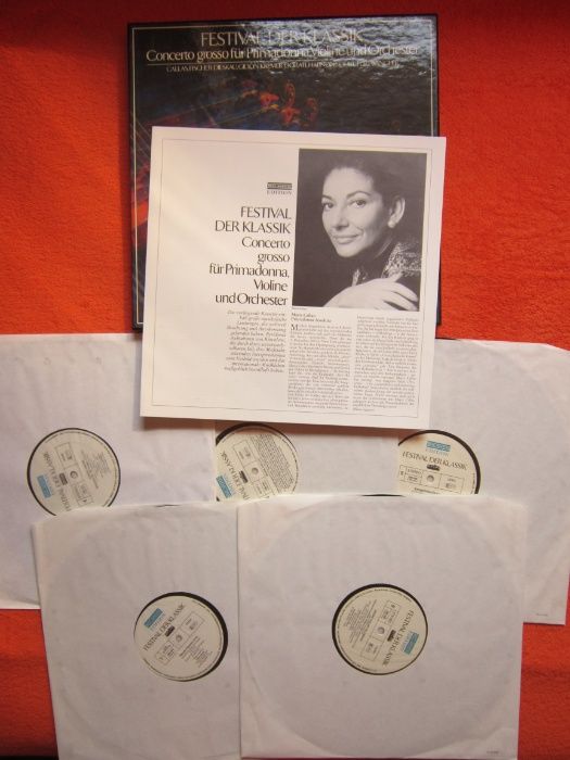 vinil Festival-Concerto grosso-5xLP,Maria Callas,Dorati etc-cadou ined