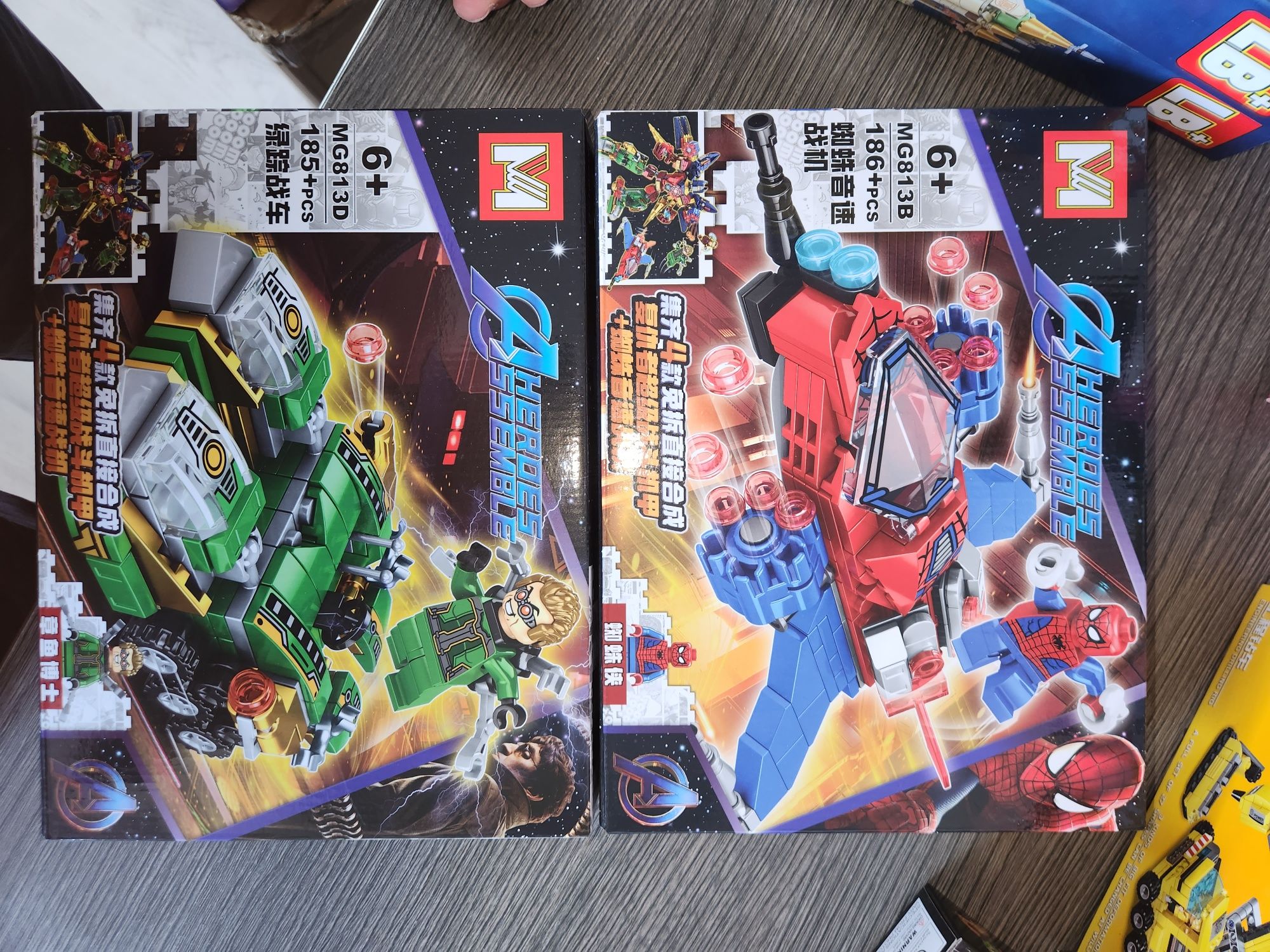 Set tip lego ninjago avengers spiderman