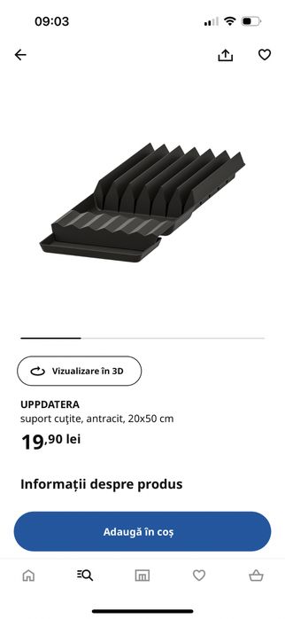 Suport condimente si suport cutite noi ikea