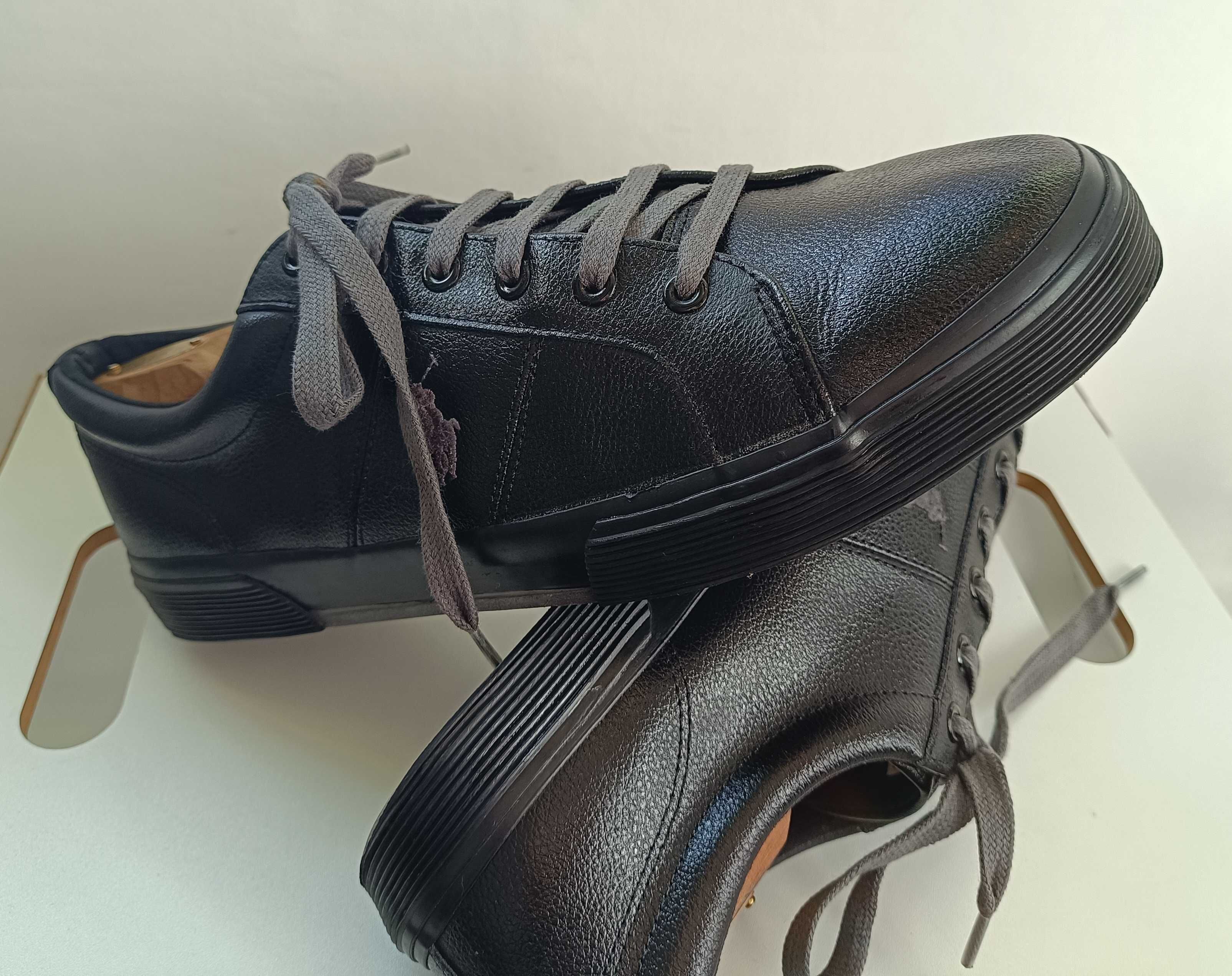 Pantofi sport casual 45 premium Ralph Lauren piele naturala moale