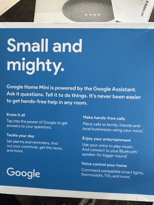 Vand Google Home Mini