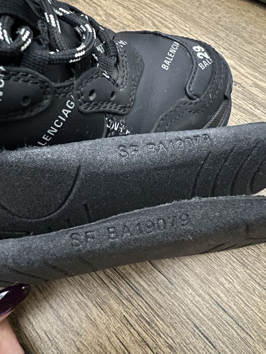 Balenciaga Triple S Kids Black-Marimea 29