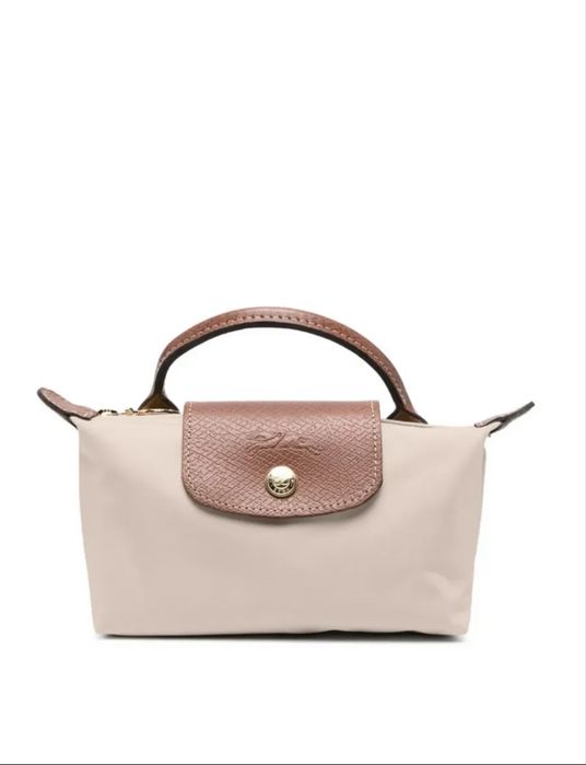 Сумка маленькая Longchamp молочная