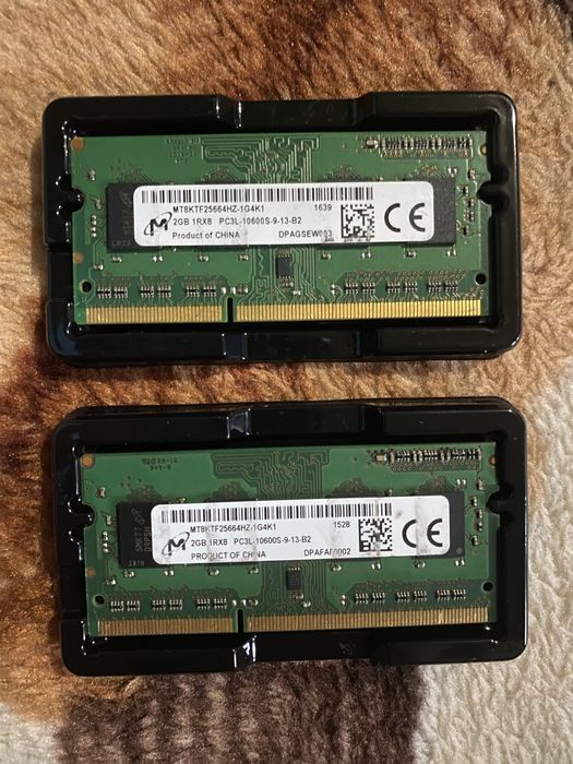Memorie laptop 2x2gb ddr3l 1600mhz sodimm 1,35v