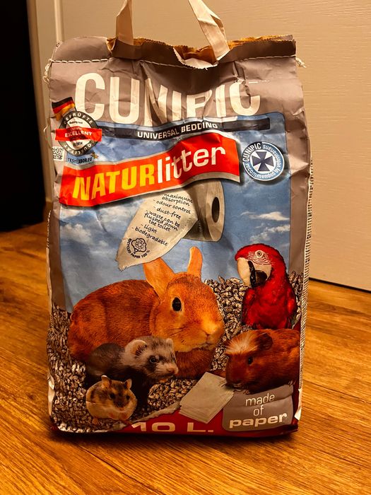 Asternut igienic pentru animale mici Cunipic, 10l