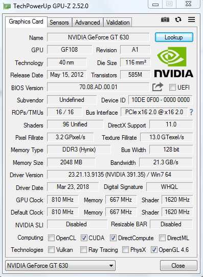 Видеокарта Gt630 2gb теллеграм- Directx4