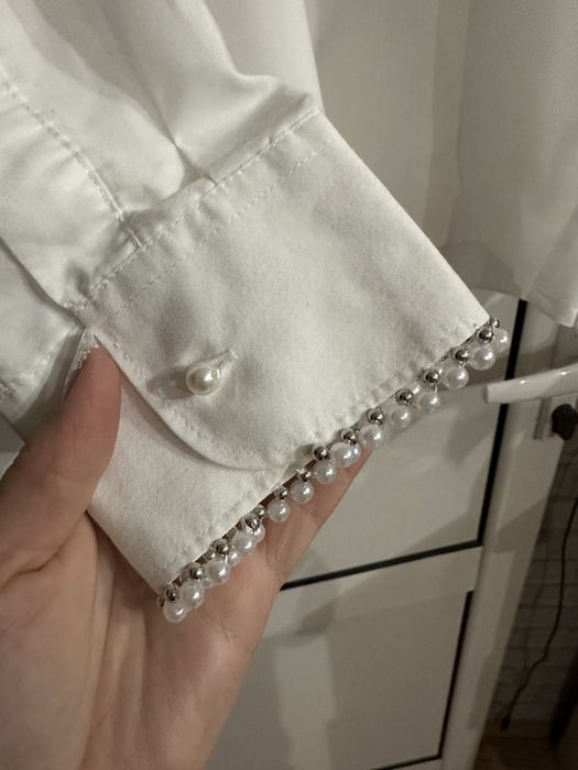 Camasa over size dama , lucrat manual pietre