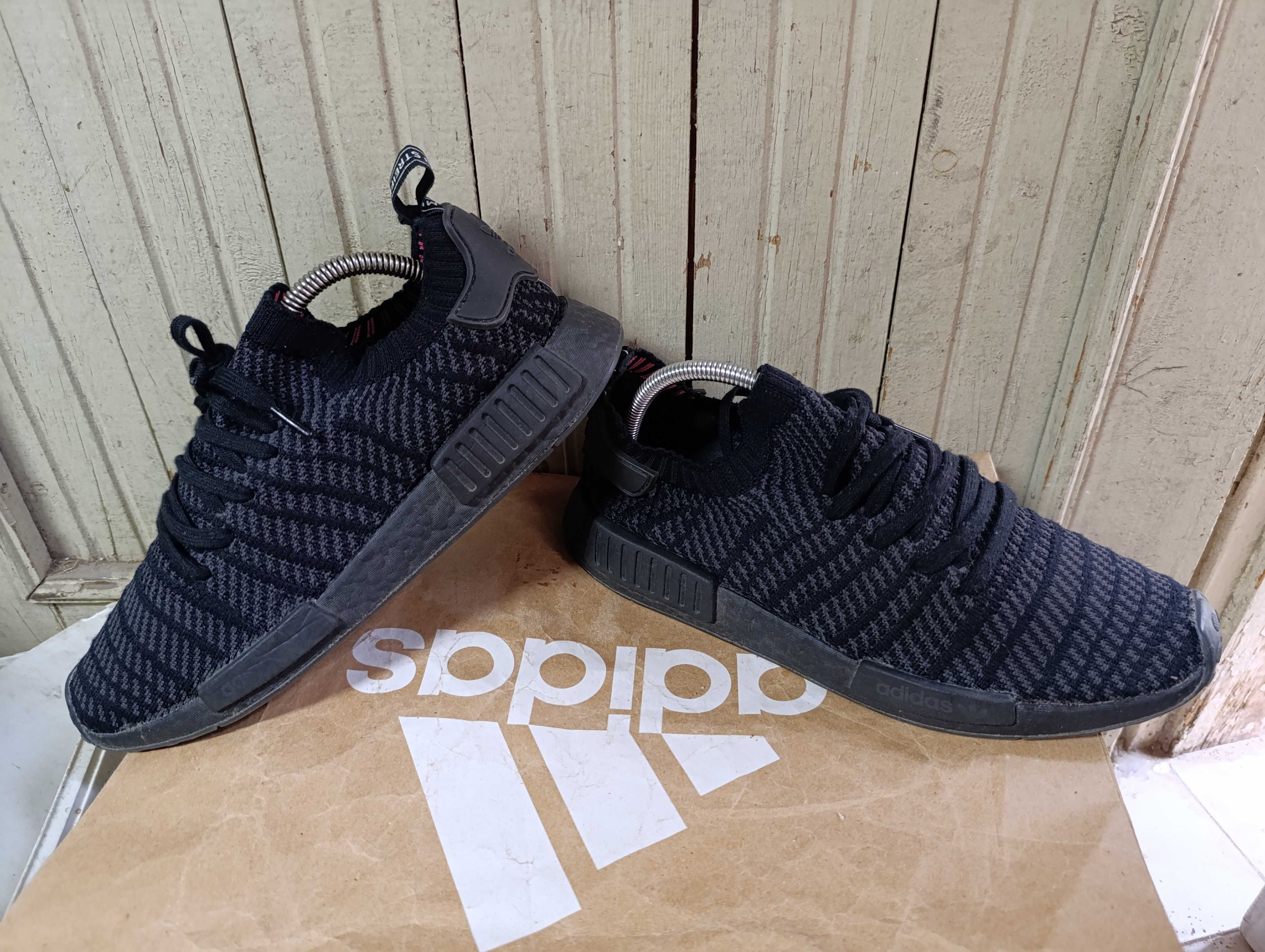 adidas NMD R1 STLT Primeknit Triple Black''оригинални маратонки 44 ном