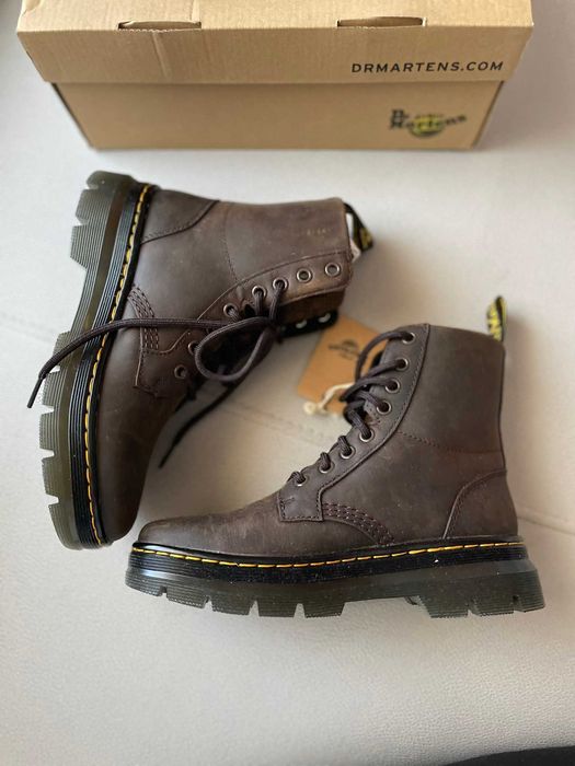Dr. Martens Combs Crazy Horse Дамски кубинки, 36 EU